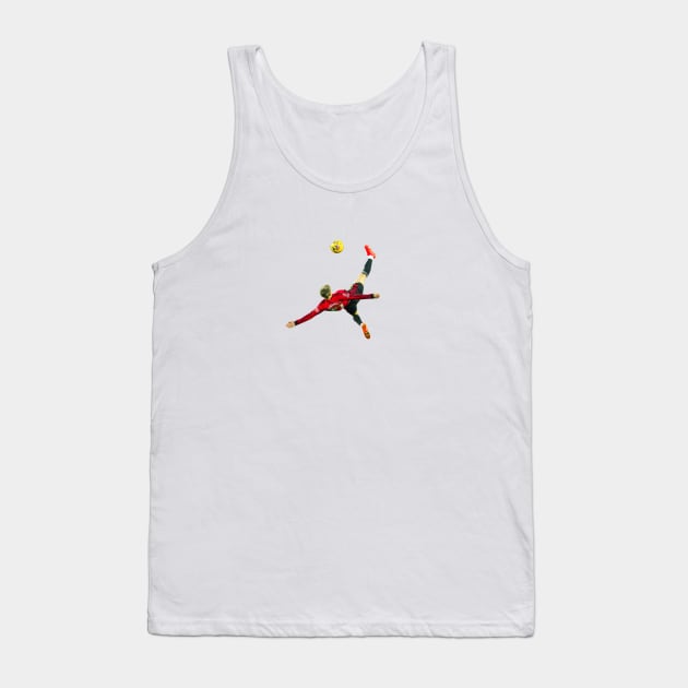 Alejandro Garnacho Bicycle Kick Tank Top by kkrenny13